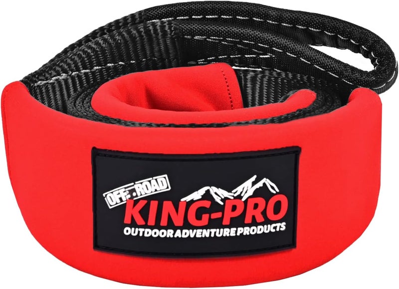 KING-PRO Tree Saver Strap 3in x 8ft, Emergency Recovery Tow Strap 33,000lbs Break Strength Tree Trunk Protector Rope for SUV ATV Off Road - Image 5